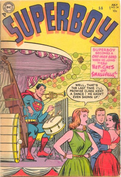 Superboy (DC, 1949 series) #34 (July 1954)