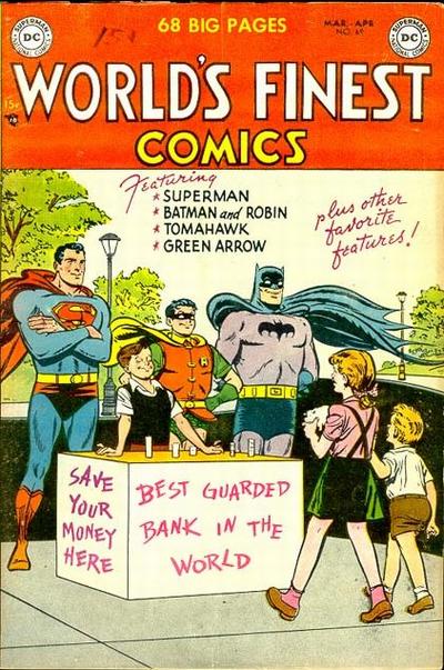 World's Finest Comics (DC, 1941 series) #69 (March-April 1954)