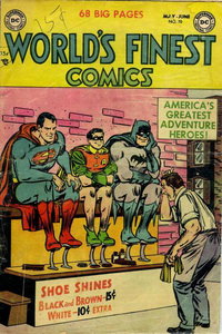 World's Finest Comics (DC, 1941 series)  #70 (May-June 1954) — Untitled