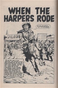 Rawhide Kid (Yaffa/Page, 1978 series) #3 — When the Harpers Rode (page 1)