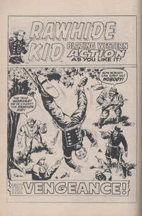 Rawhide Kid (Yaffa/Page, 1978 series)  #3 ([December 1979?]) — The Vengeance!