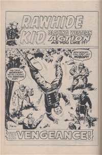 Rawhide Kid (Yaffa/Page, 1978 series) #3 — The Vengeance! (page 1)