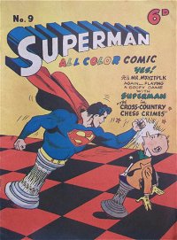 Superman All Color Comic (KG Murray, 1948 series) #9 — Untitled [The Cross-Country Chess Crimes]
