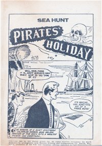 Sea Hunt (Junior Readers, 1960? series) #8 — Pirates' Holiday (page 1)