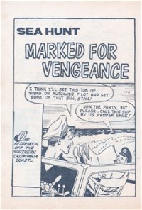 Sea Hunt (Junior Readers, 1960? series) #8 — Marked for Vengeance (page 1)