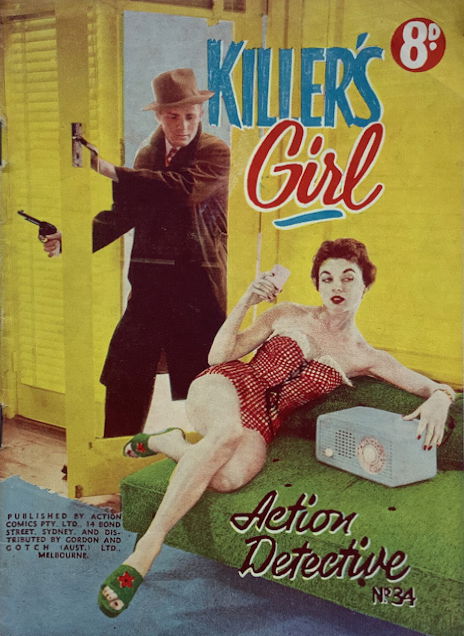 Action Detective Magazine (Action Comics, 1950? series) #34 — Killer's Girl ([March 1955?])