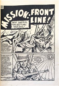 Army (Calvert, 1956? series) #3 — Mission: Front Line (page 1)