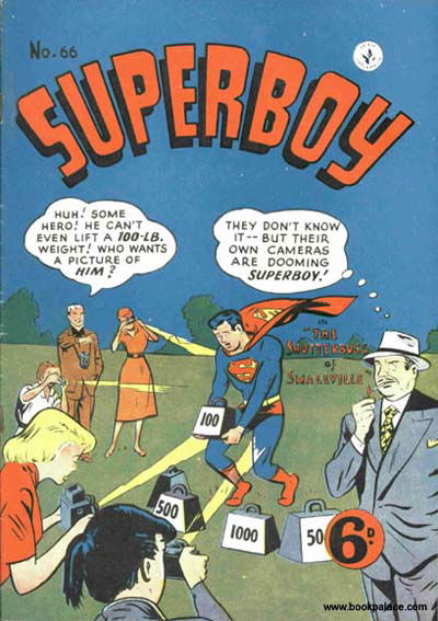 Superboy (Colour Comics, 1950 series) #66 (August 1954)