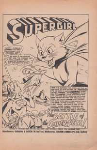 Giant Supergirl Album (Colour Comics, 1970 series) #1 — The Battle of the Super-Pets!