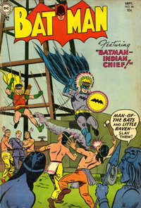 Batman (DC, 1940 series)  #86 (September 1954) — Batman -- Indian Chief!