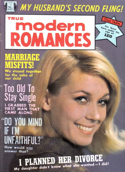 True Modern Romances (Transpacific Publications, 1970? series) #? August 1969