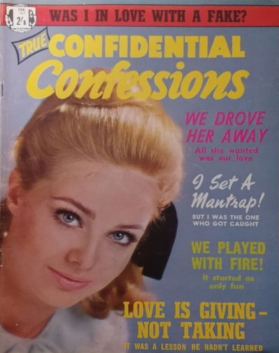 True Confidential Confessions (Transpacific Publications, 1970? series) #? February 1965