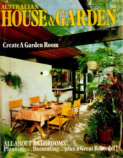 Australian House and Garden (KG Murray, 1973 series) v51#2 (January 1974)