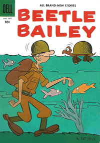 Beetle Bailey (Dell, 1956 series)  #7 (August-October 1956) — Untitled