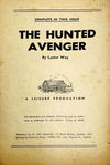 The Hunted Avenger (Edwards, 1947?)  — The Hunted Avenger (page 1)