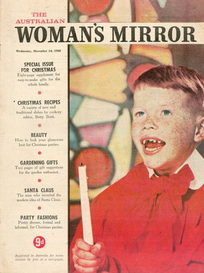 The Australian Woman's Mirror (Bulletin, 1924 series) v37#3 (14 December 1960)