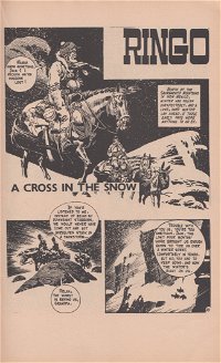 Ringo (Colour Comics, 1966 series) #1 — A Cross in the Snow (page 1)