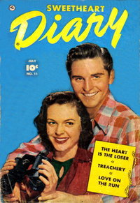Sweetheart Diary (Fawcett, 1949 series)  #11 (July 1952)