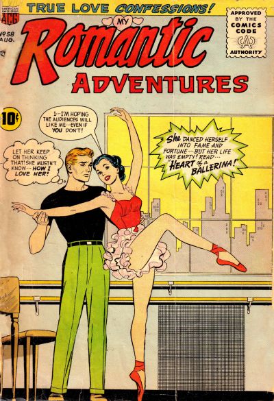 Romantic Adventures  #58 (August 1955)