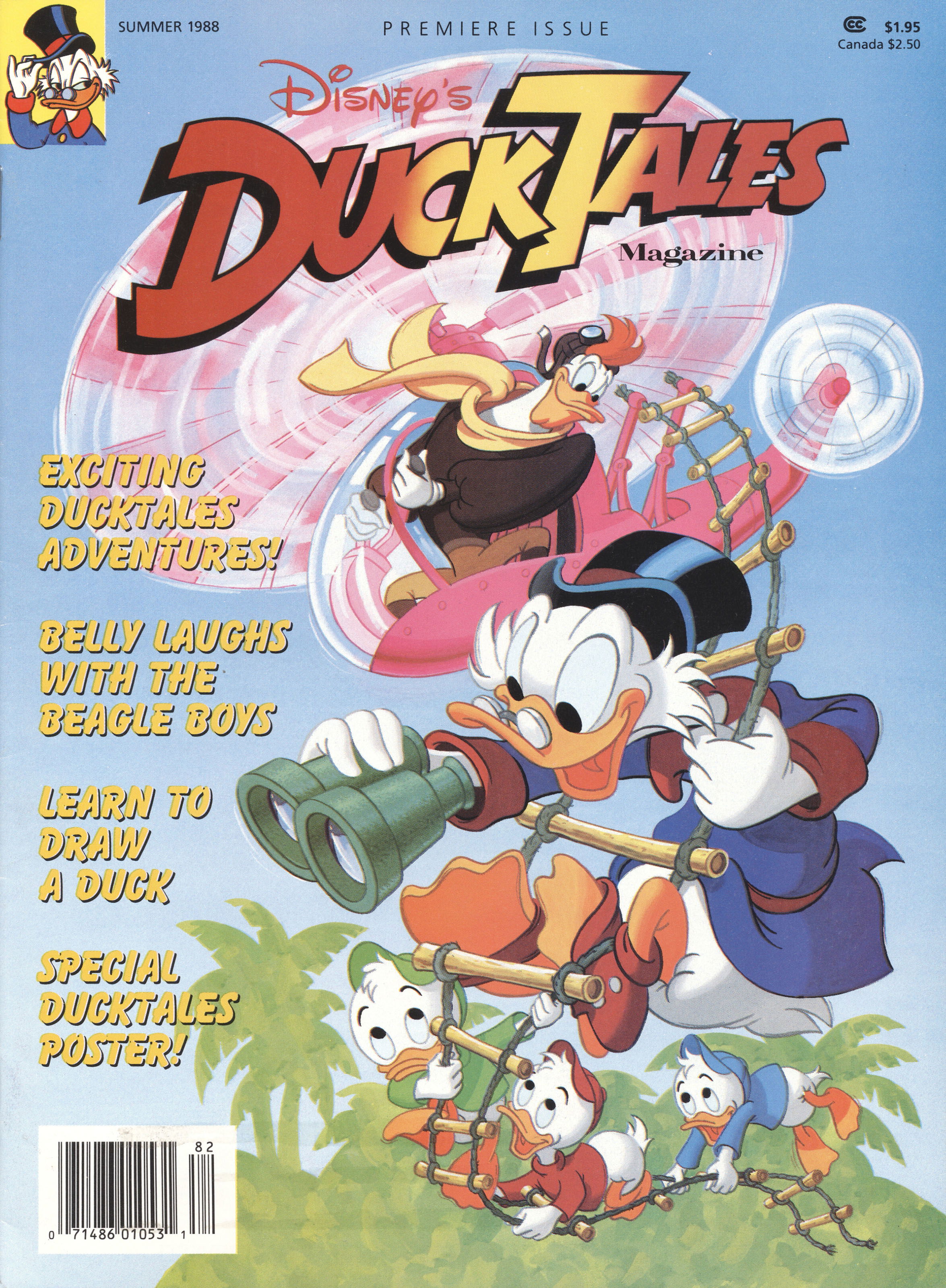 Disney's DuckTales Magazine (Welsh, 1988 series) #1 (Summer 1988)