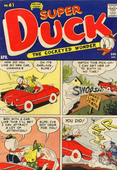 Super Duck Comics (Archie, 1944 series) #61 (April 1955)