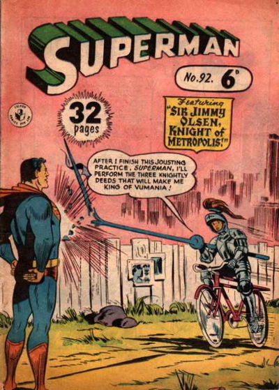 Superman (KG Murray, 1952 series) #92 [November 1957]