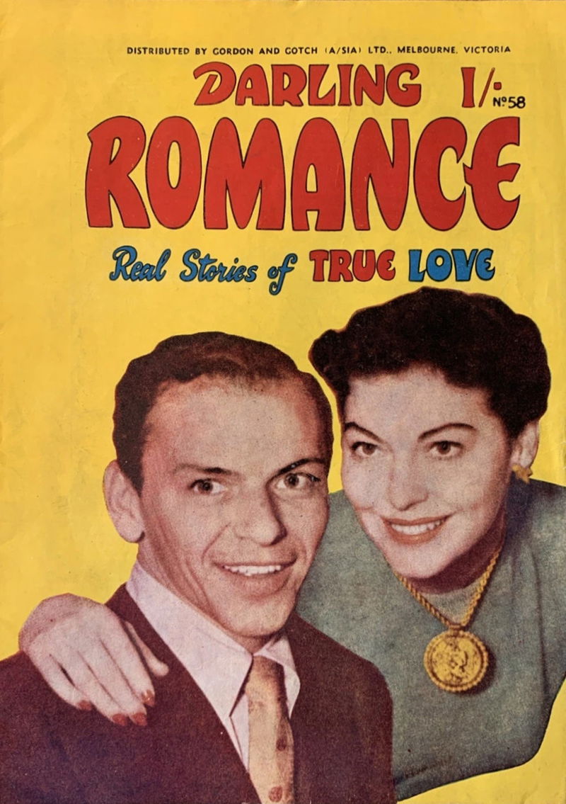 Darling Romance Real Stories of True Love (Action Comics, 1954? series) #58 ([August 1957?])