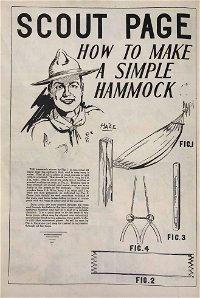 Riot Comics (Frank Johnson, 1942?)  — How to Make a Simple Hammock (page 1)