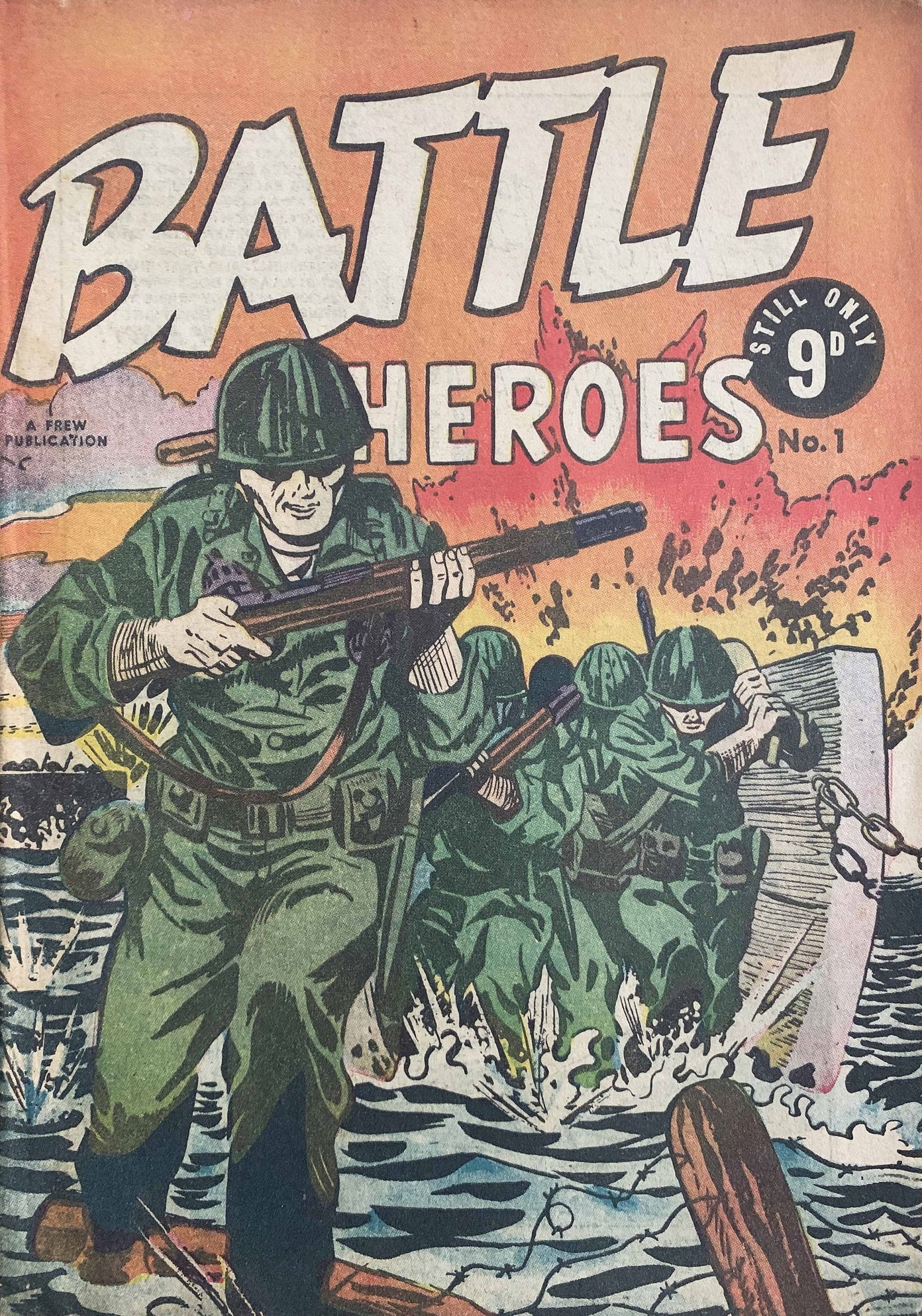 Battle Heroes (Frew, 1955 series) #1 ([1955?])