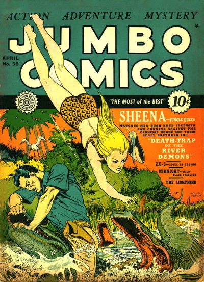 Jumbo Comics (Fiction House, 1938 series) #38 April 1942