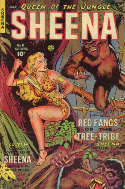 Sheena, Queen of the Jungle (Fiction House, 1942 series) #11 (Spring 1951)