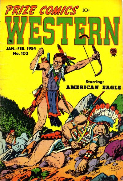 Prize Comics Western (Prize, 1948 series) v12#6 (103) (January-February 1954)