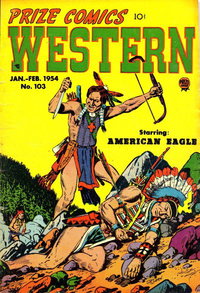 Prize Comics Western (Prize, 1948 series)  v12#6 (103) (January-February 1954)