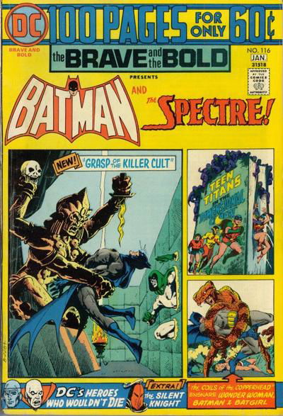 The Brave and the Bold (DC, 1955 series) #116 (December 1974-January 1975)
