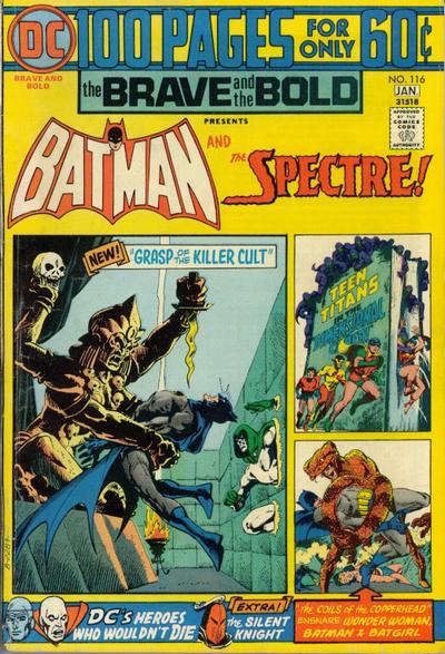 The Brave and the Bold (DC, 1955 series) #116 (December 1974-January 1975)