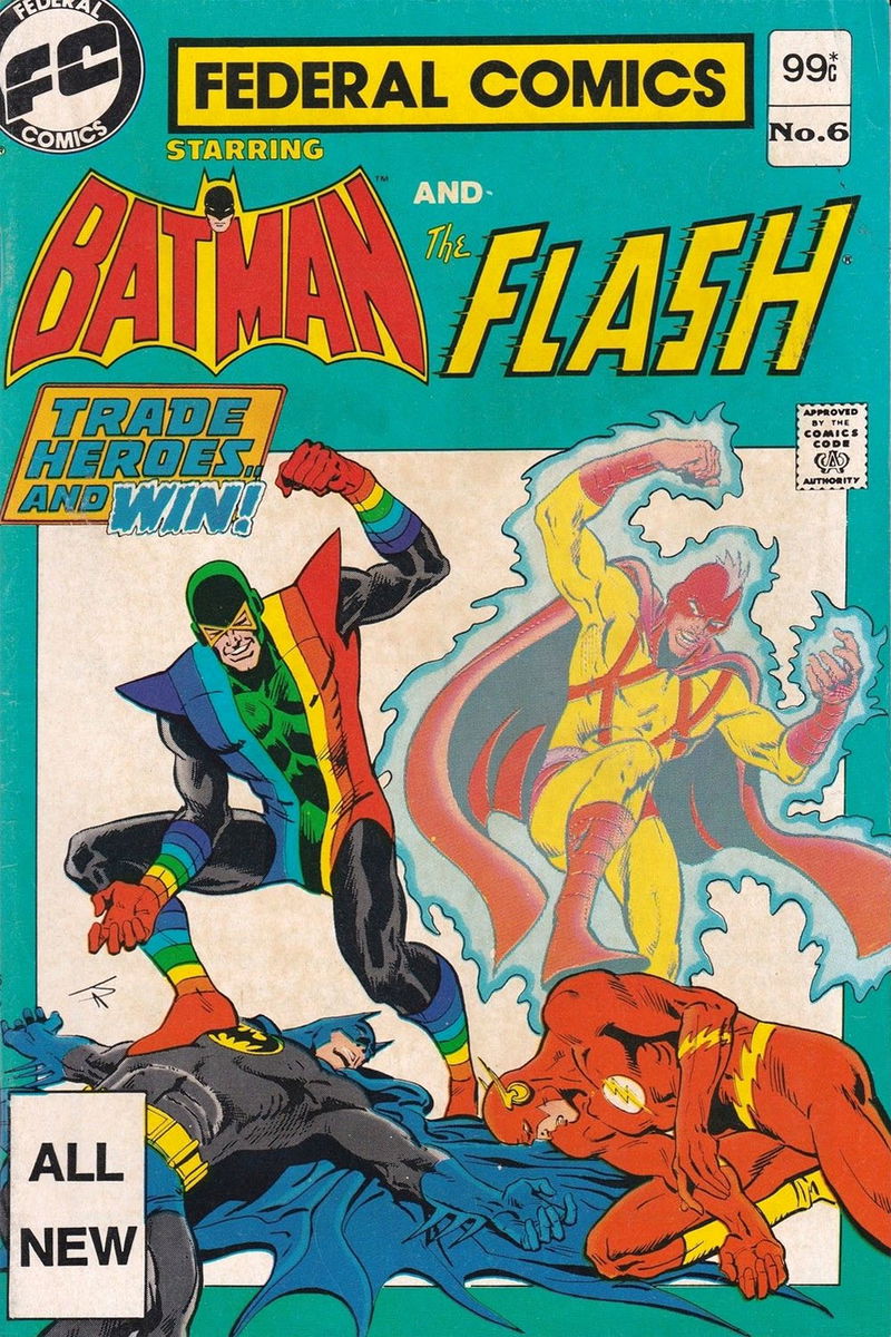 Federal Comics Starring Batman (Federal, 1983 series) #6 — Batman and the Flash ([February 1984])