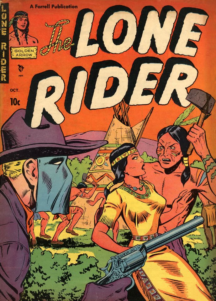 The Lone Rider (Farrell, 1951 series) #4 (October 1951)