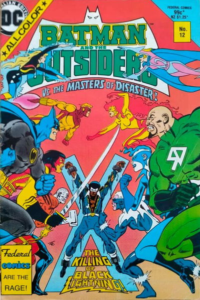 Batman and the Outsiders (Federal, 1985 series) #12 [February 1985?]