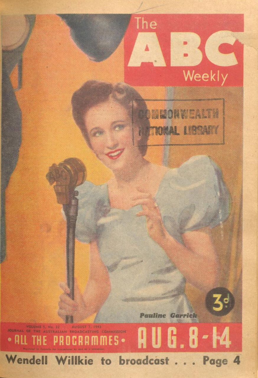 ABC Weekly (Consolidated Press, 1939 series) v5#32 (7 August 1943)