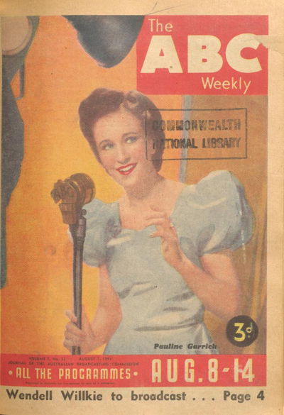 ABC Weekly (Consolidated Press, 1939 series) v5#32 7 August 1943