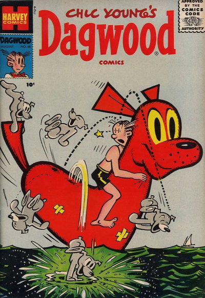 Chic Young's Dagwood Comics  #68 (August 1956)