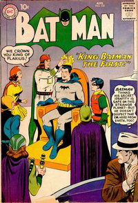 Batman (DC, 1940 series)  #125 (August 1959) — King Batman the First!