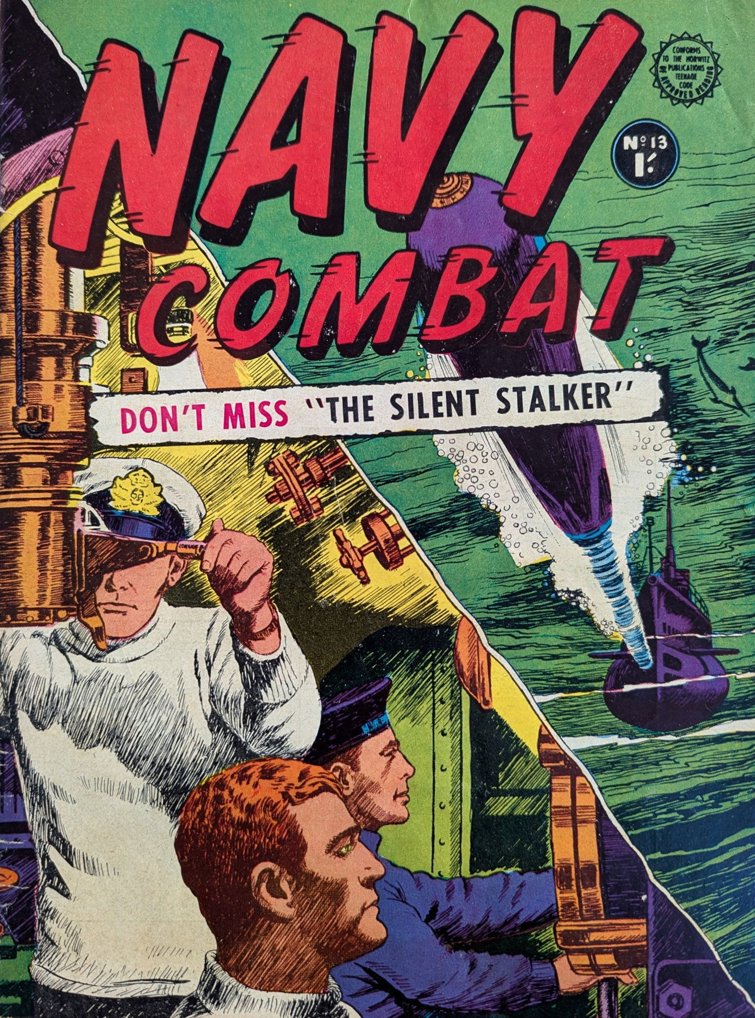Navy Combat (Horwitz, 1958 series) #13 ([December 1959?])