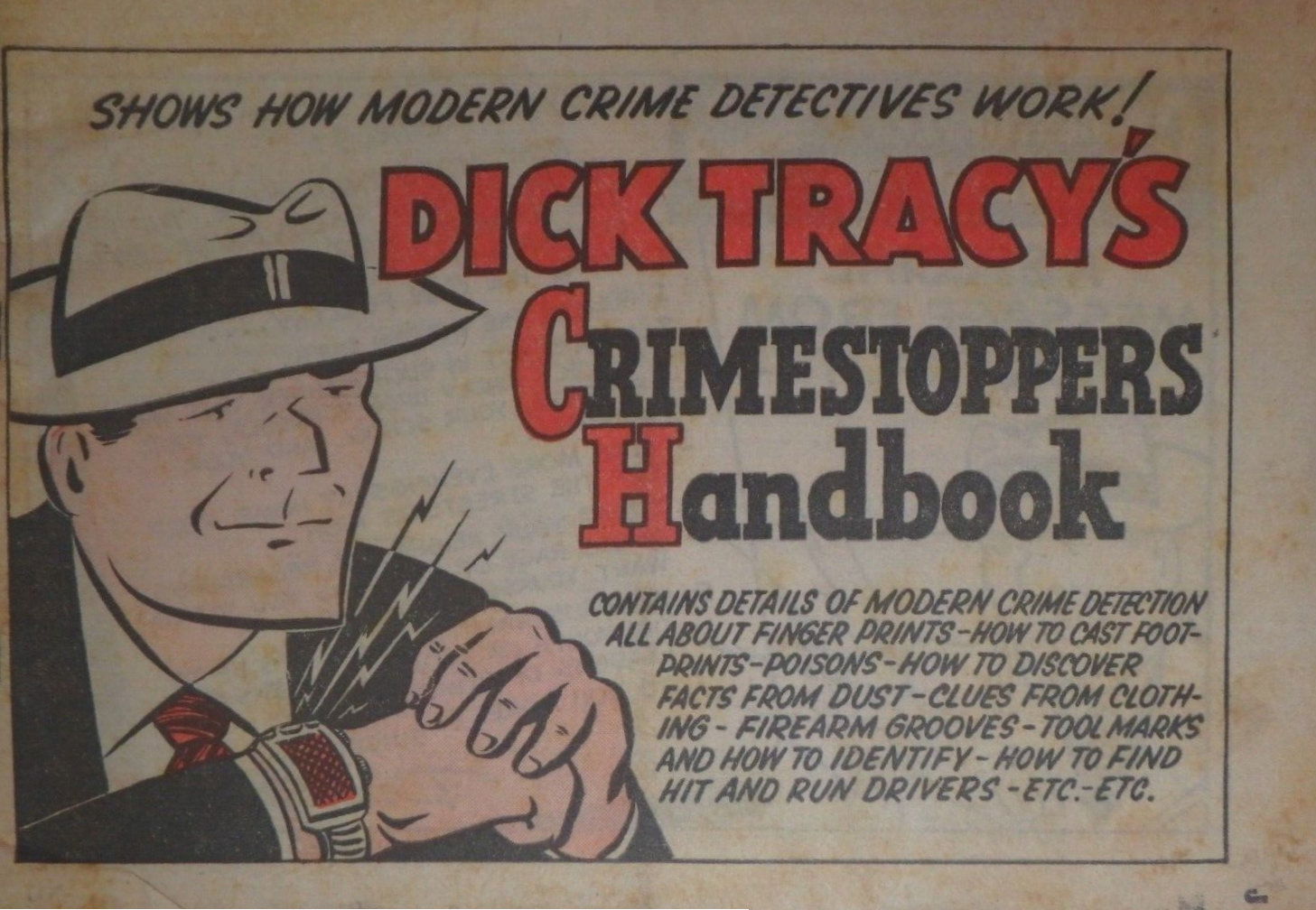 Dick Tracy's Crimestoppers Handbook (Illustrated, 1951?)  ([1951])