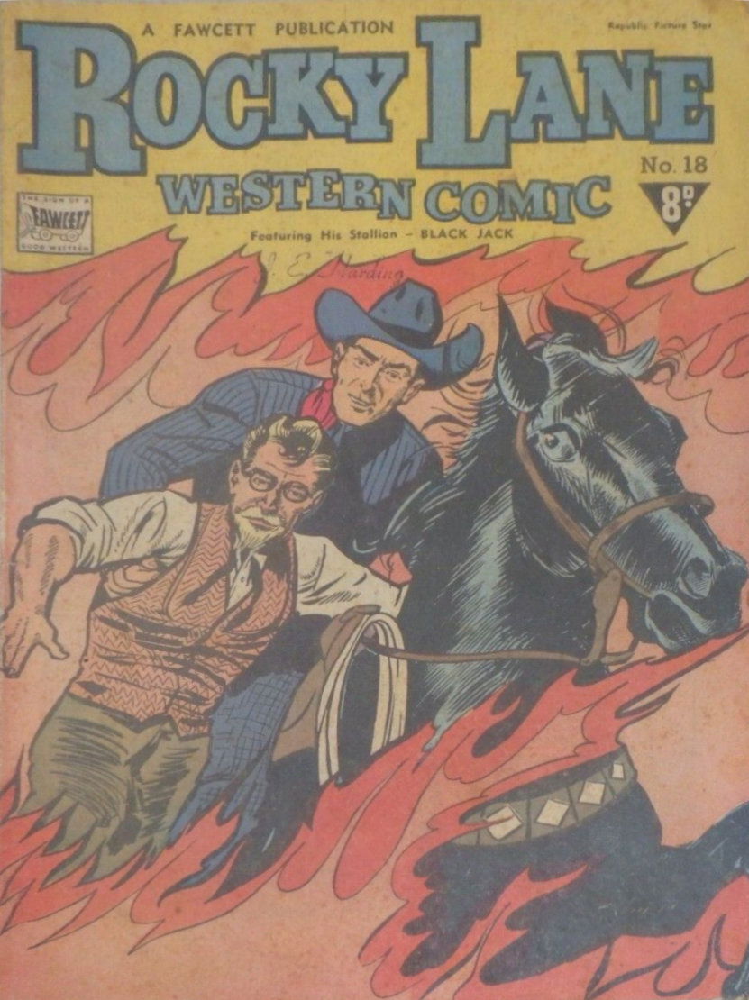 Rocky Lane Western Comic (Cleland, 1949? series) #18 ([November 1950?])