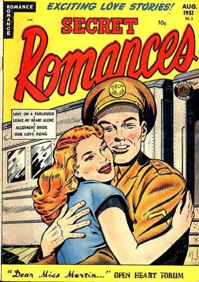 Secret Romances (Superior, 1951 series) #3 (August 1951)