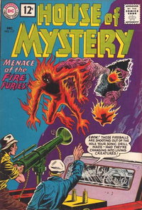 House of Mystery (DC, 1951 series)  #117 (December 1961) — Menace of the Fire Furies!