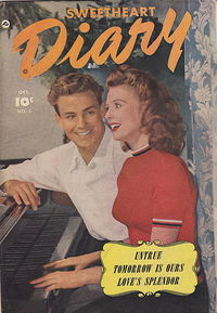 Sweetheart Diary (Fawcett, 1949 series) #5 October 1950