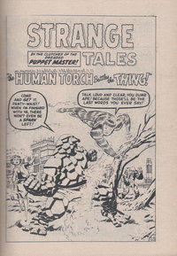 Strange Tales (Yaffa/Page, 1978 series)  #4 ([July 1980?]) — The Human Torch Battles the Thing!