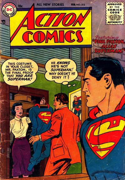 Action Comics (DC, 1938 series) #213 February 1956